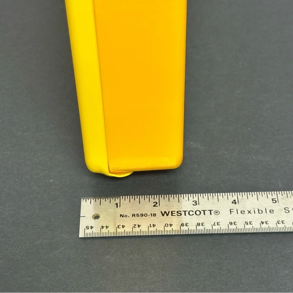 LEGO Storage Case Yellow Hard Plastic Latching Storage Empty Box Divider